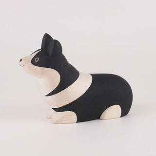 Pole Pole Wooden Animal Corgi