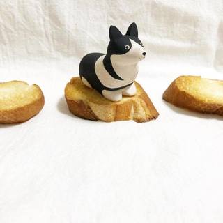 Pole Pole Wooden Animal Corgi