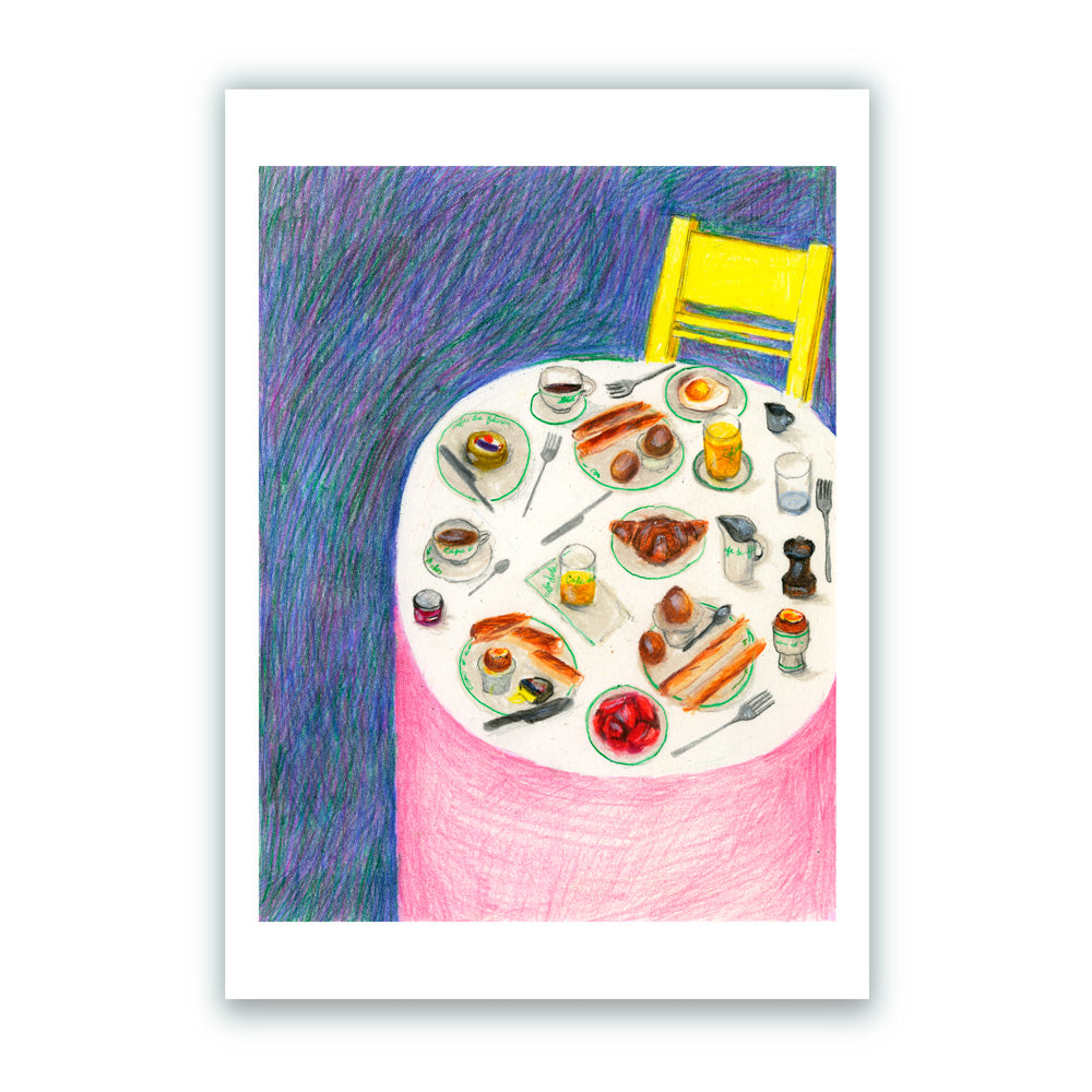 Cafe de Flore Study Giclée Print