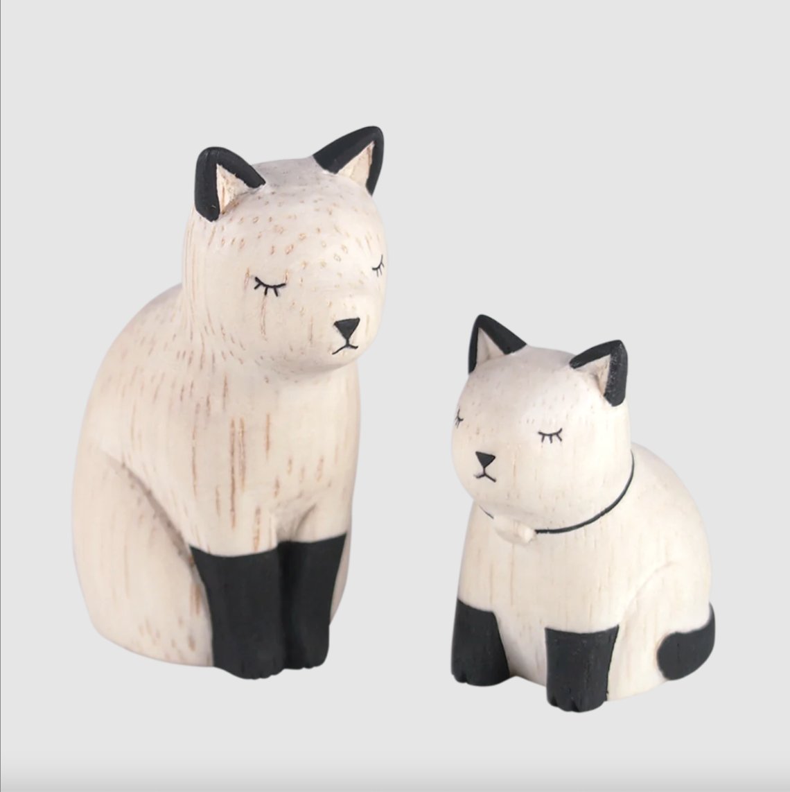 Animal de madera Pole Pole Gato Siamés Adulto