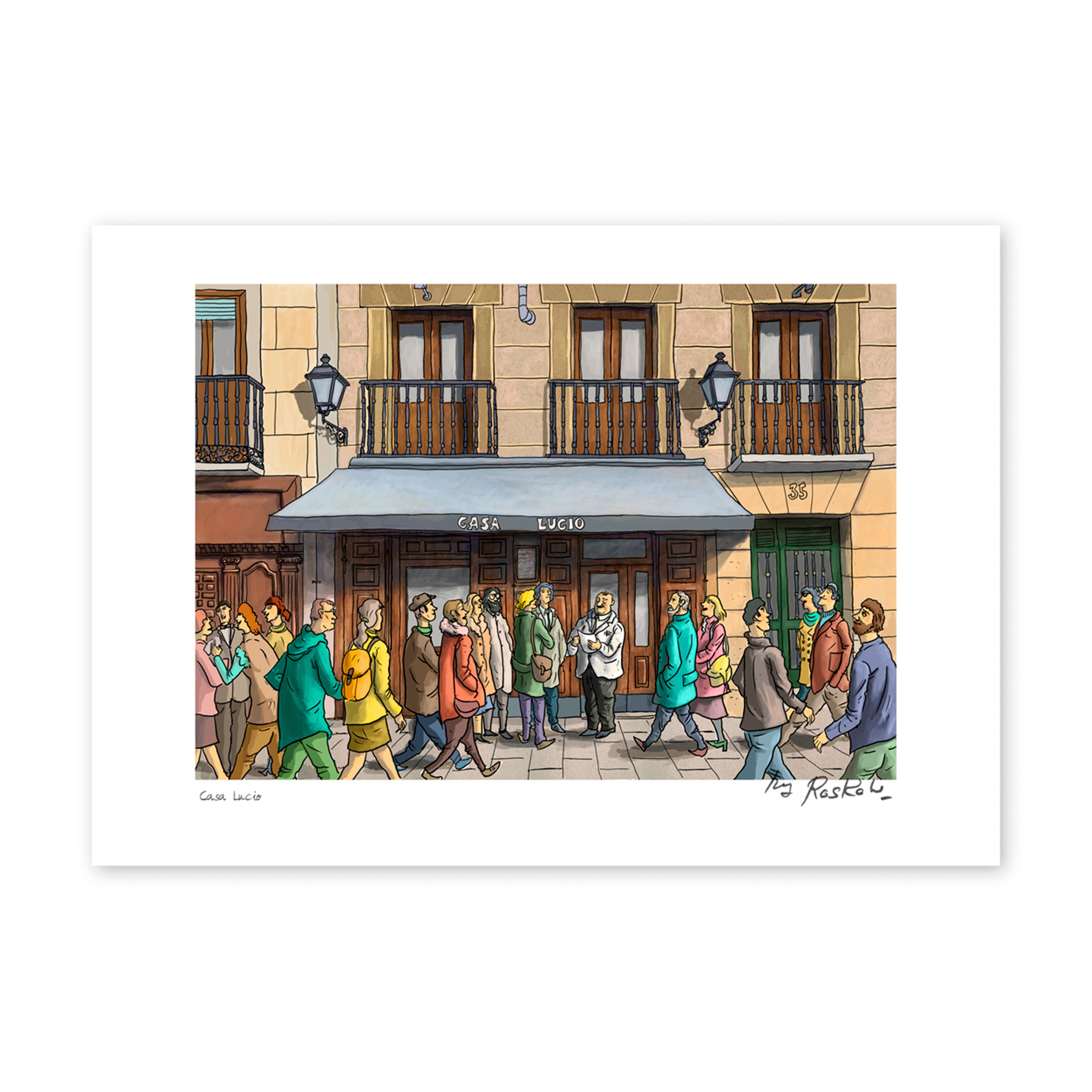 Casa Lucio Impresión Giclée
