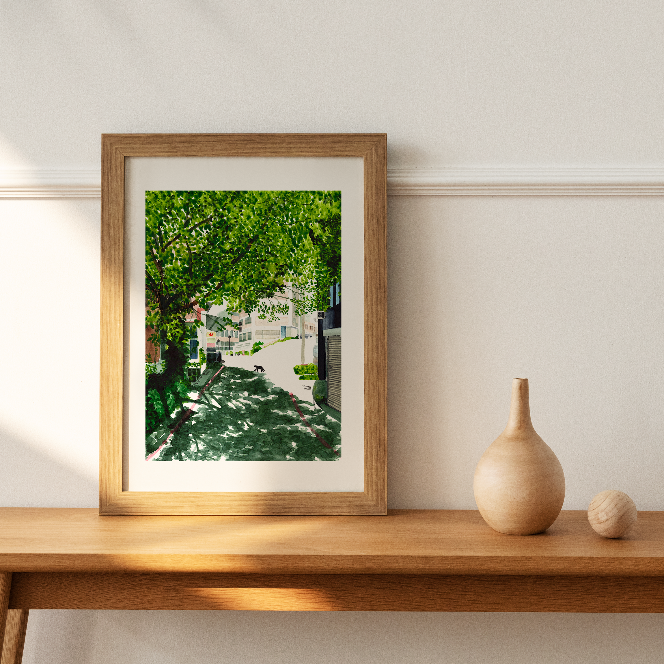 Dappled light Impresión Giclée