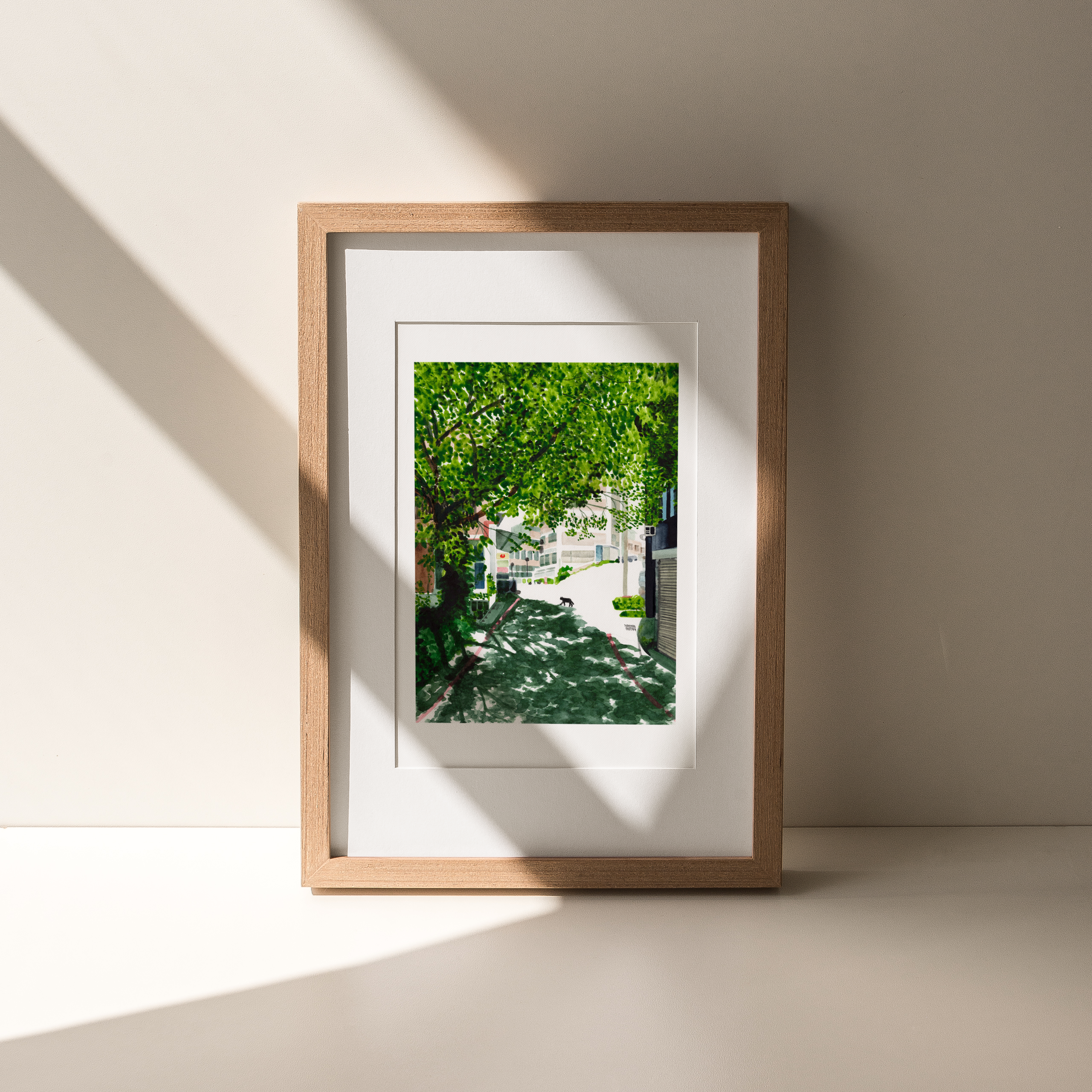 Dappled light Impresión Giclée
