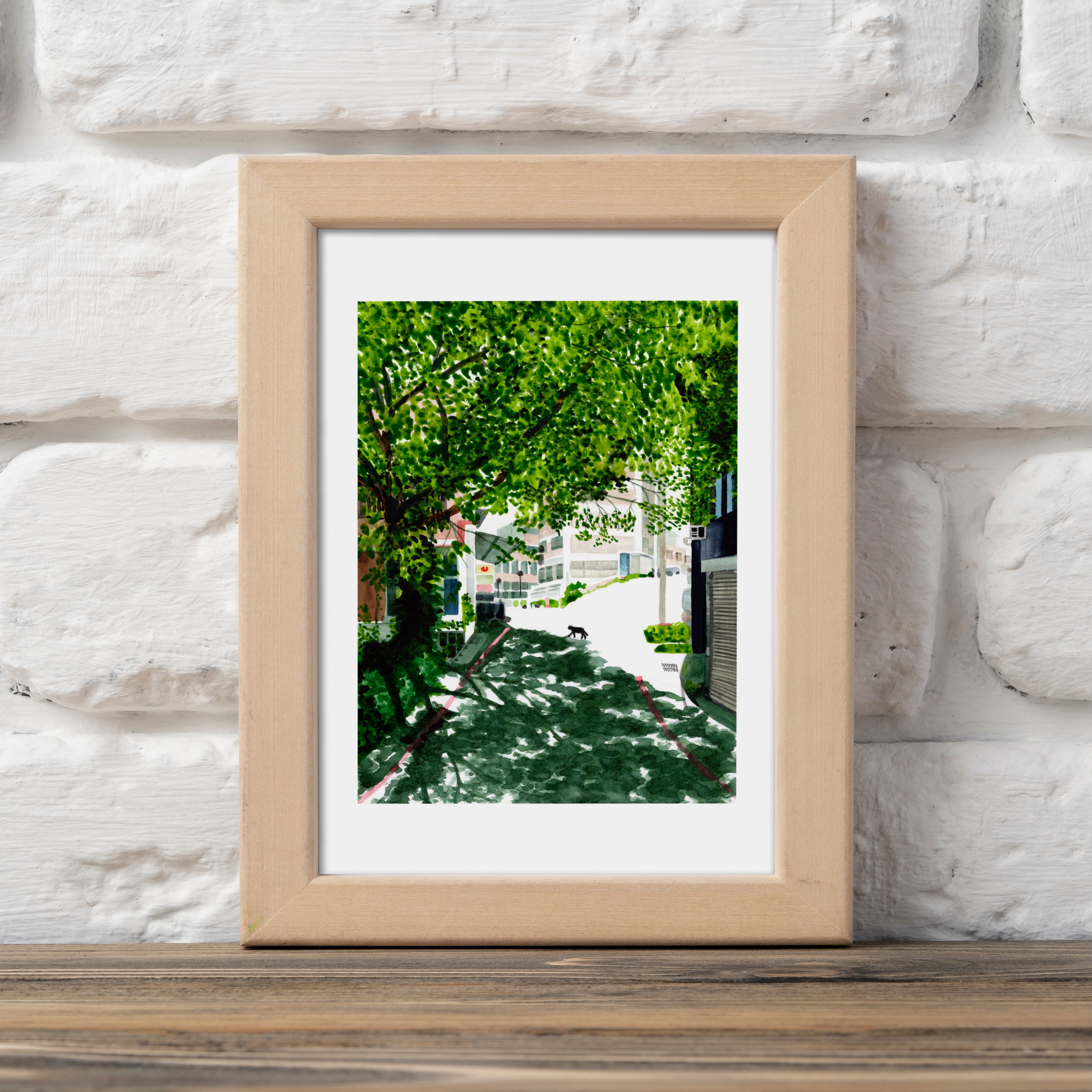 Dappled light Impresión Giclée