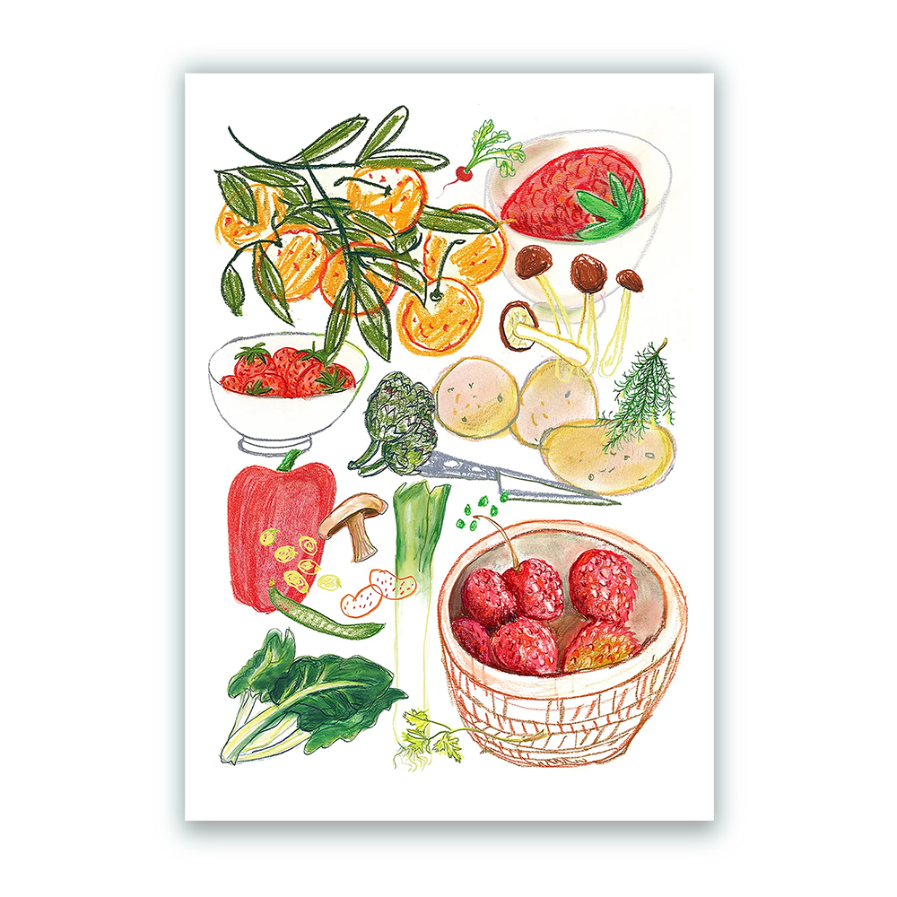 Día de mercado Impresión Fine Art