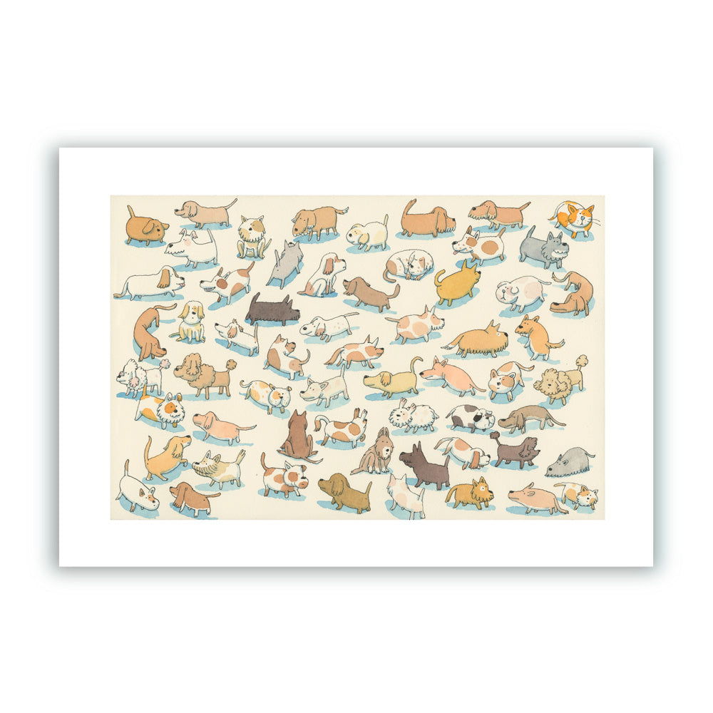 Dogs Impresión Giclée