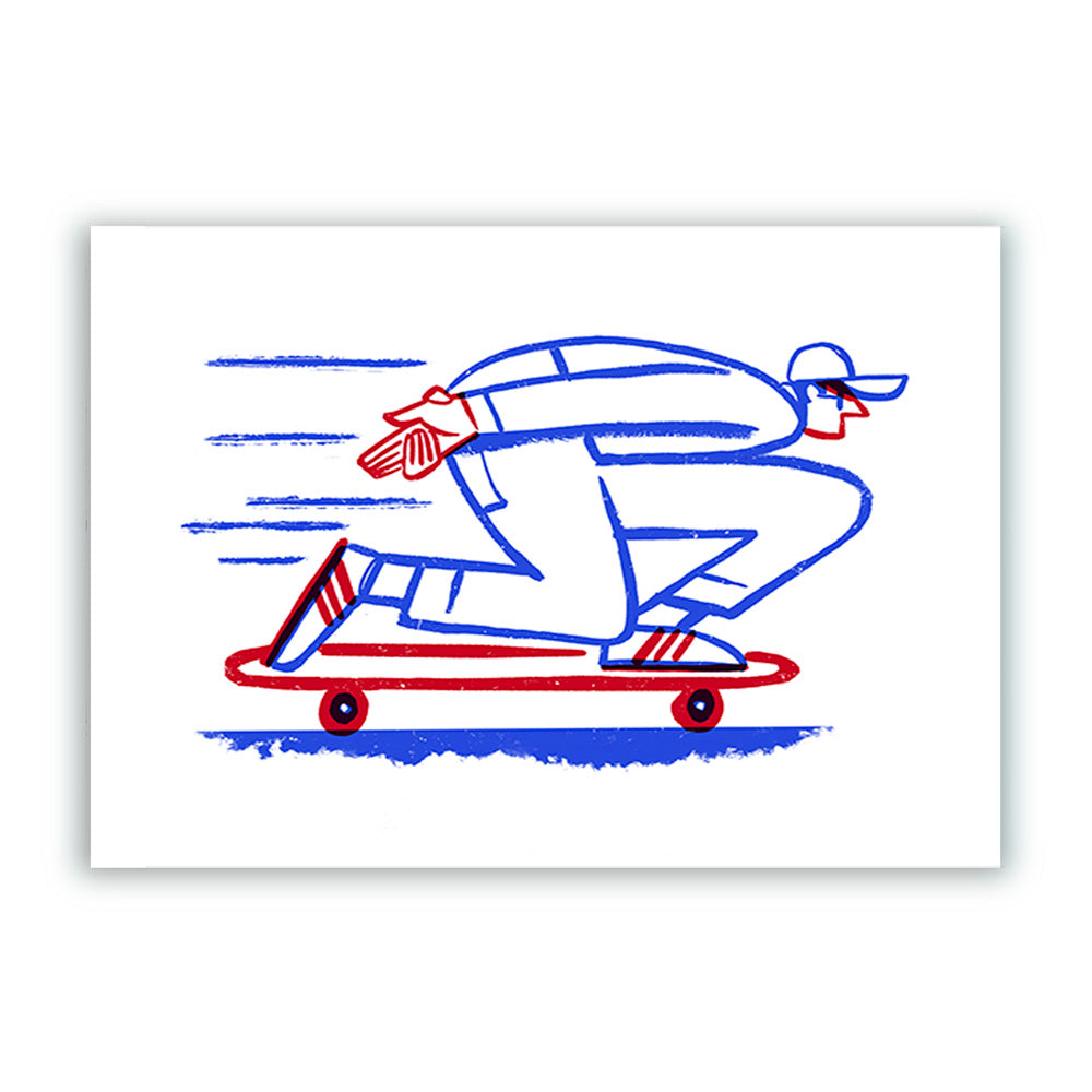 Downhill Giclée Print