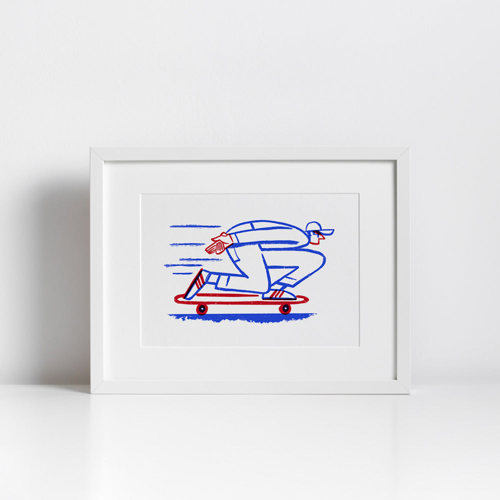 Downhill Giclée Print