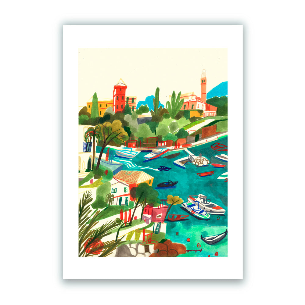 Dream Summer in South of Italy Impresión Giclée