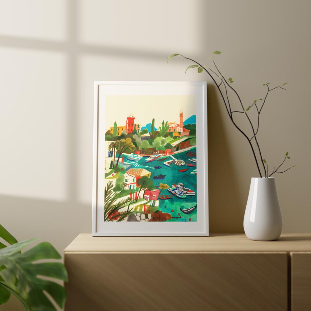 Dream Summer in South of Italy Impresión Giclée