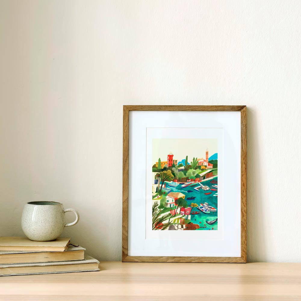 Dream Summer in South of Italy Impresión Giclée