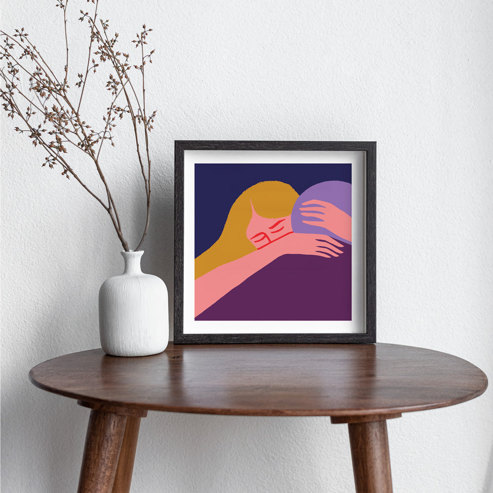 El Abrazo Impresión Giclée