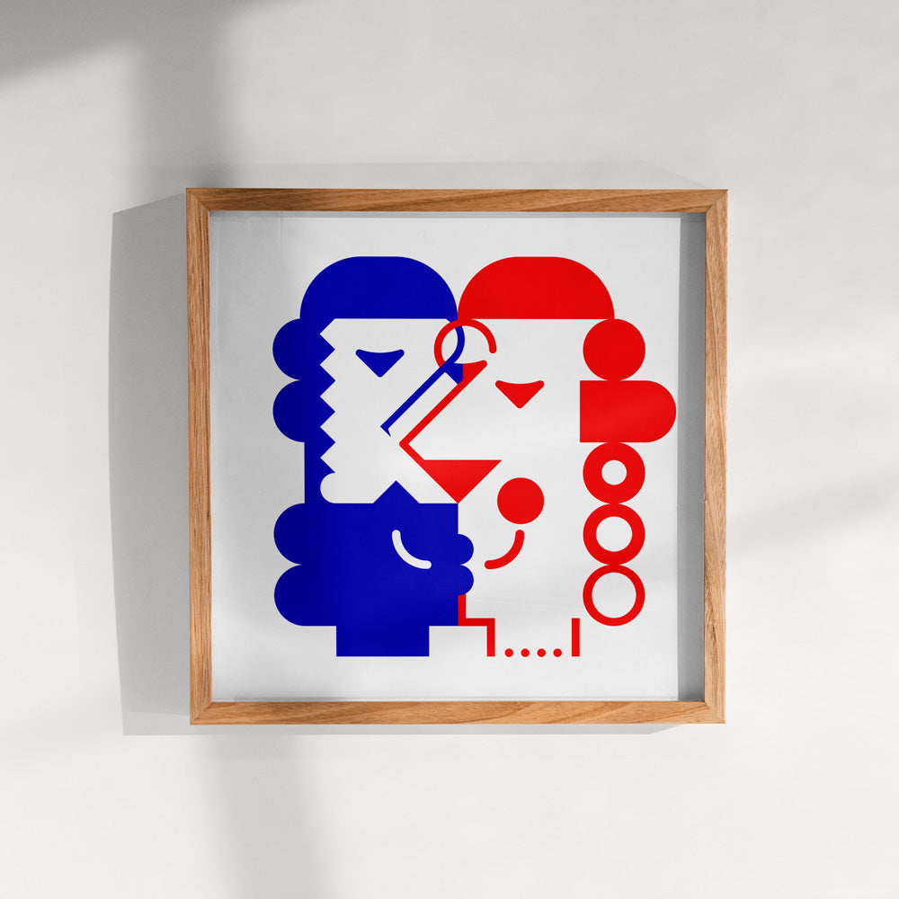 El Beso Impresión Giclée