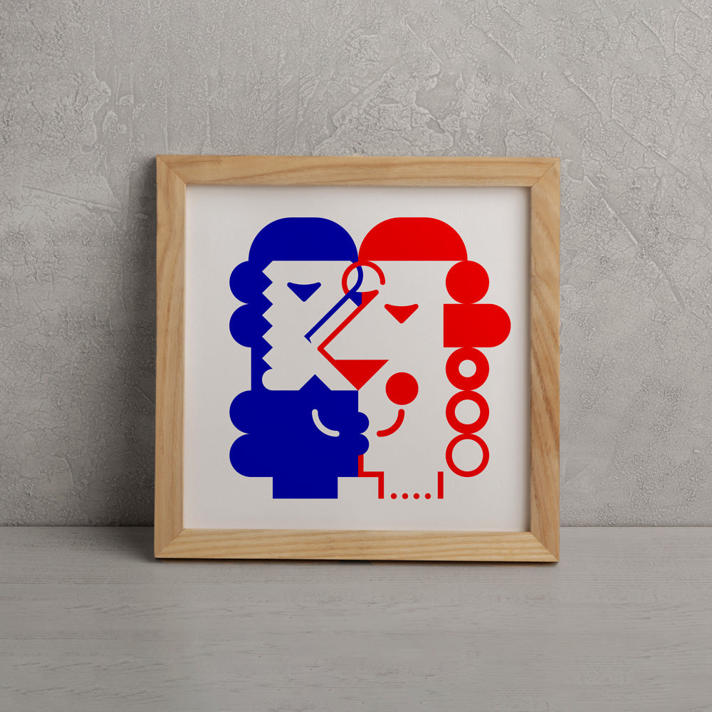 El Beso Impresión Giclée