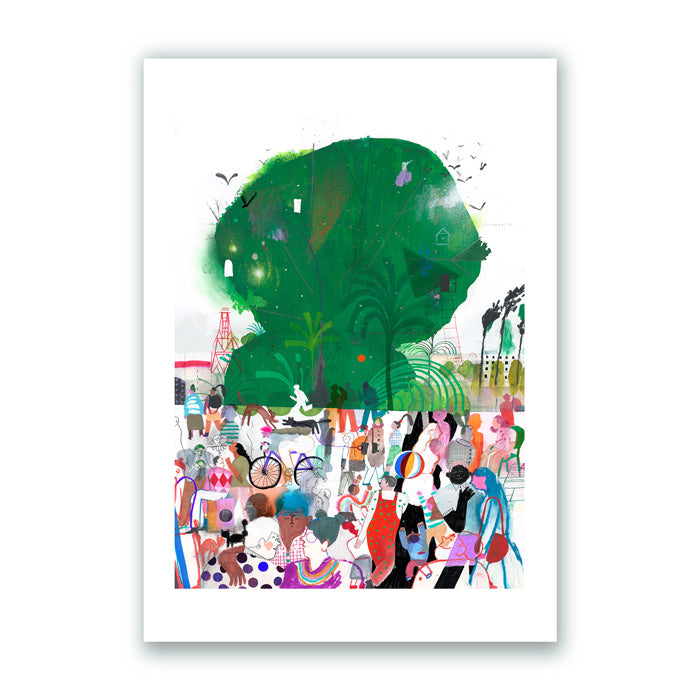 El Gran Árbol Impresión Giclée
