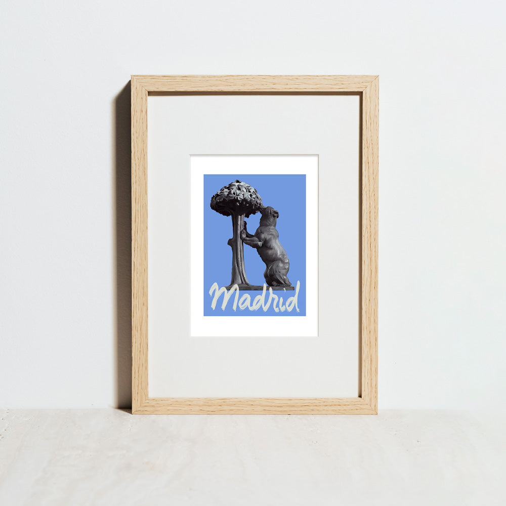 El Oso y el Madroño Impresión Giclée
