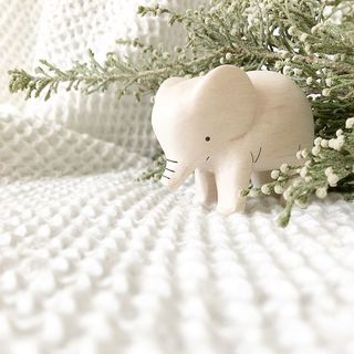 Animal de madera Pole Pole Elefante