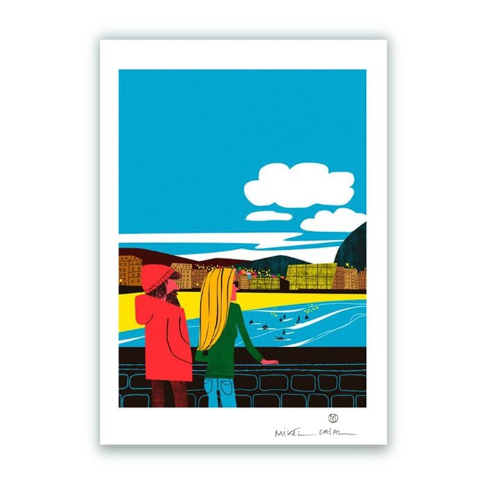 En el muro Impression Giclée A3
