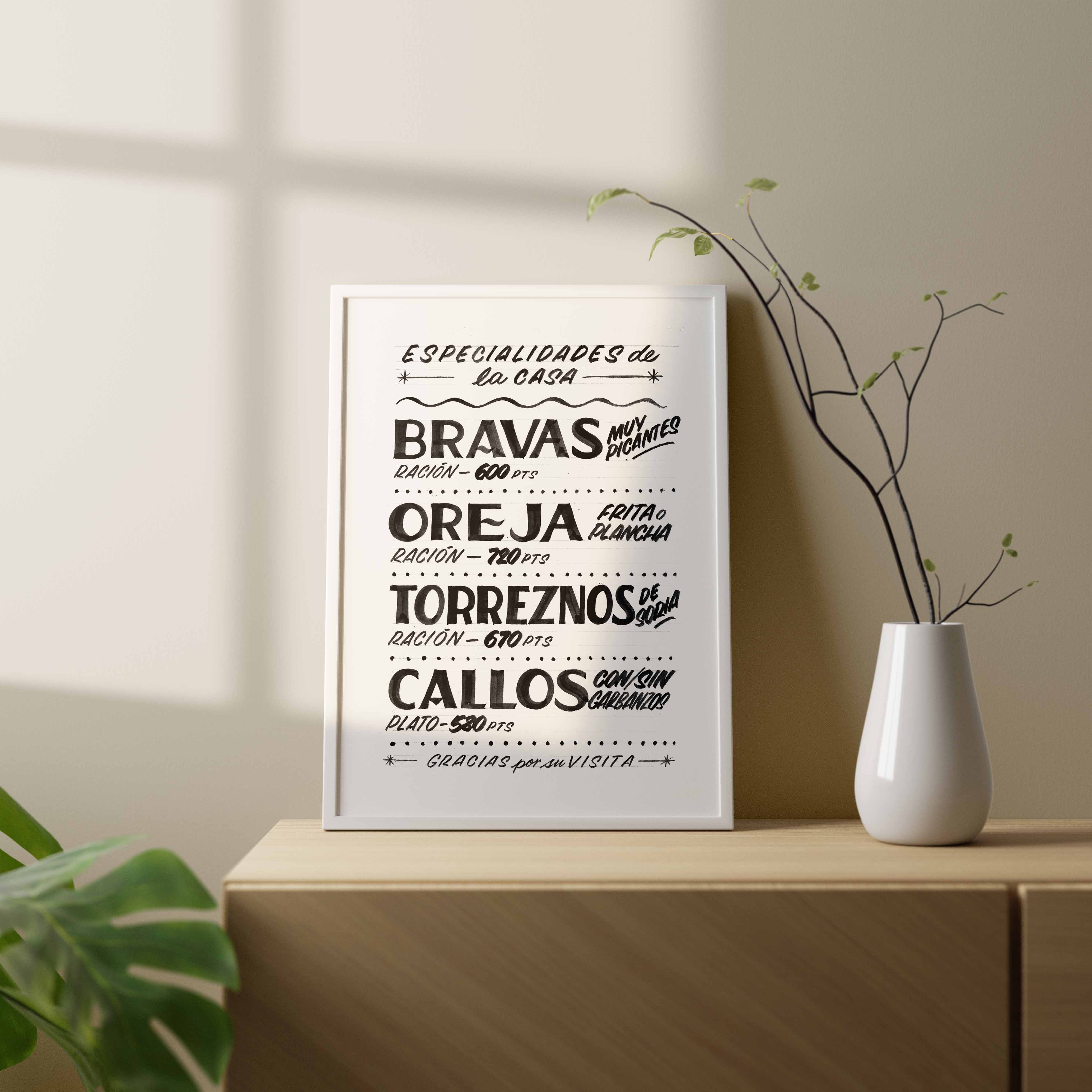 Especialidades de la casa BN Giclée Print