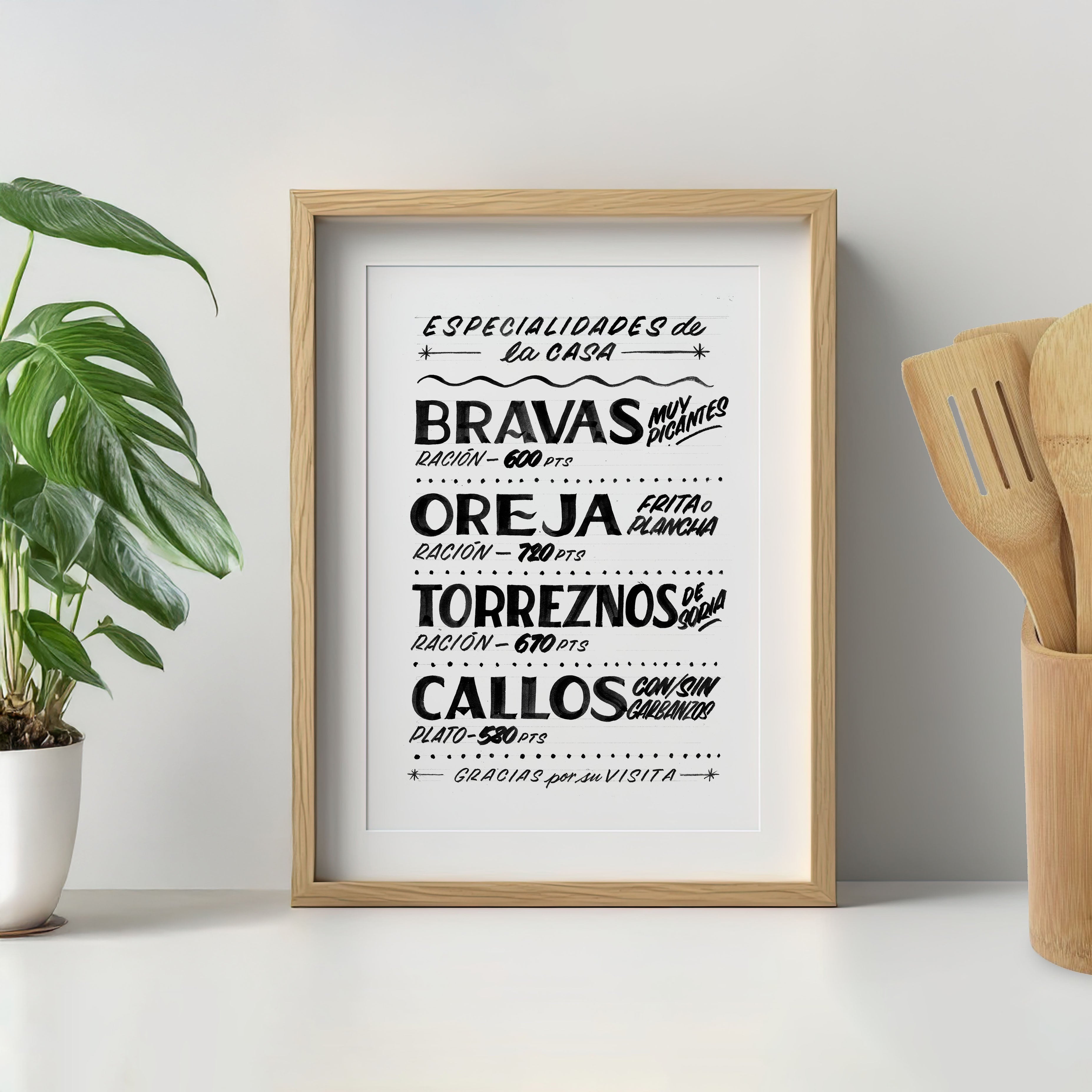 Especialidades de la casa BN Giclée Print