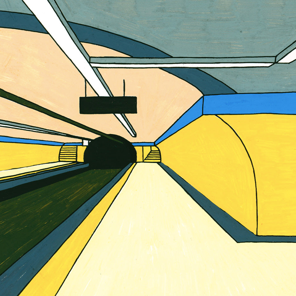 Madrid - Estación de Metro Impression Giclée