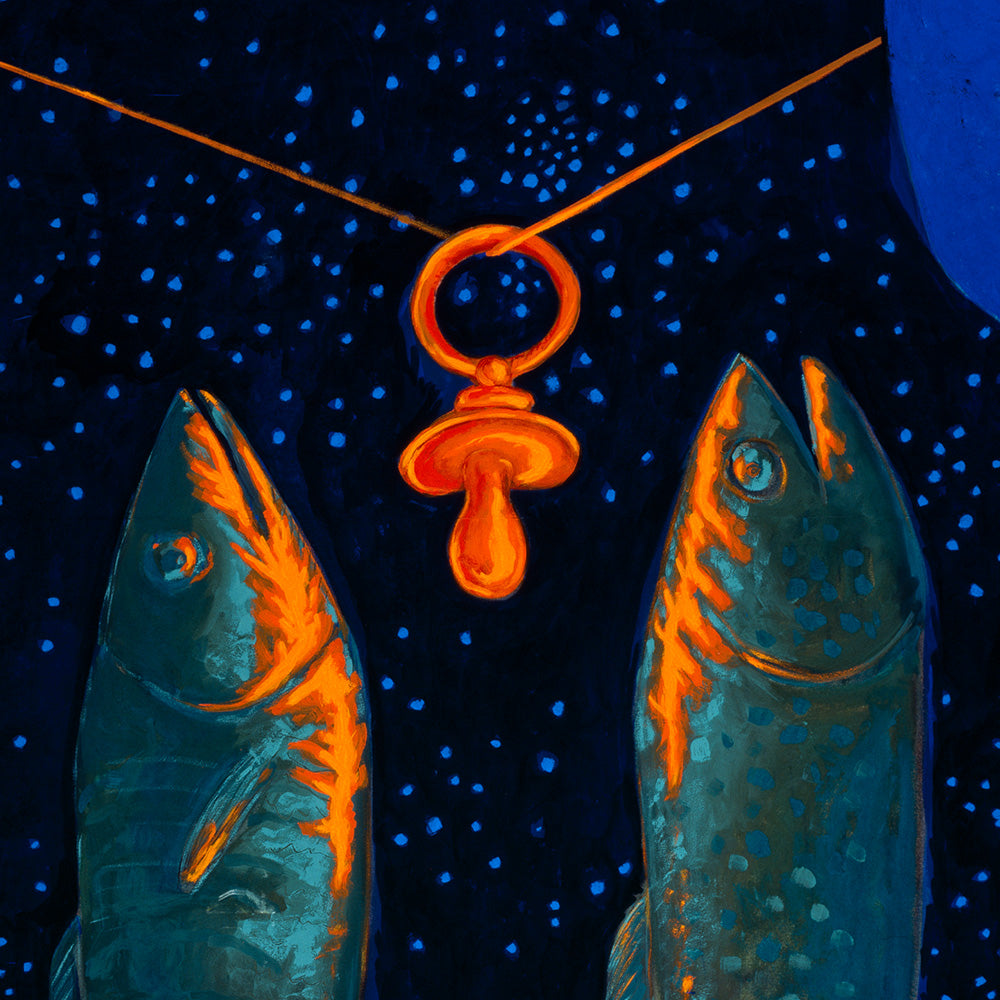 Dos Peces Impresión Giclée