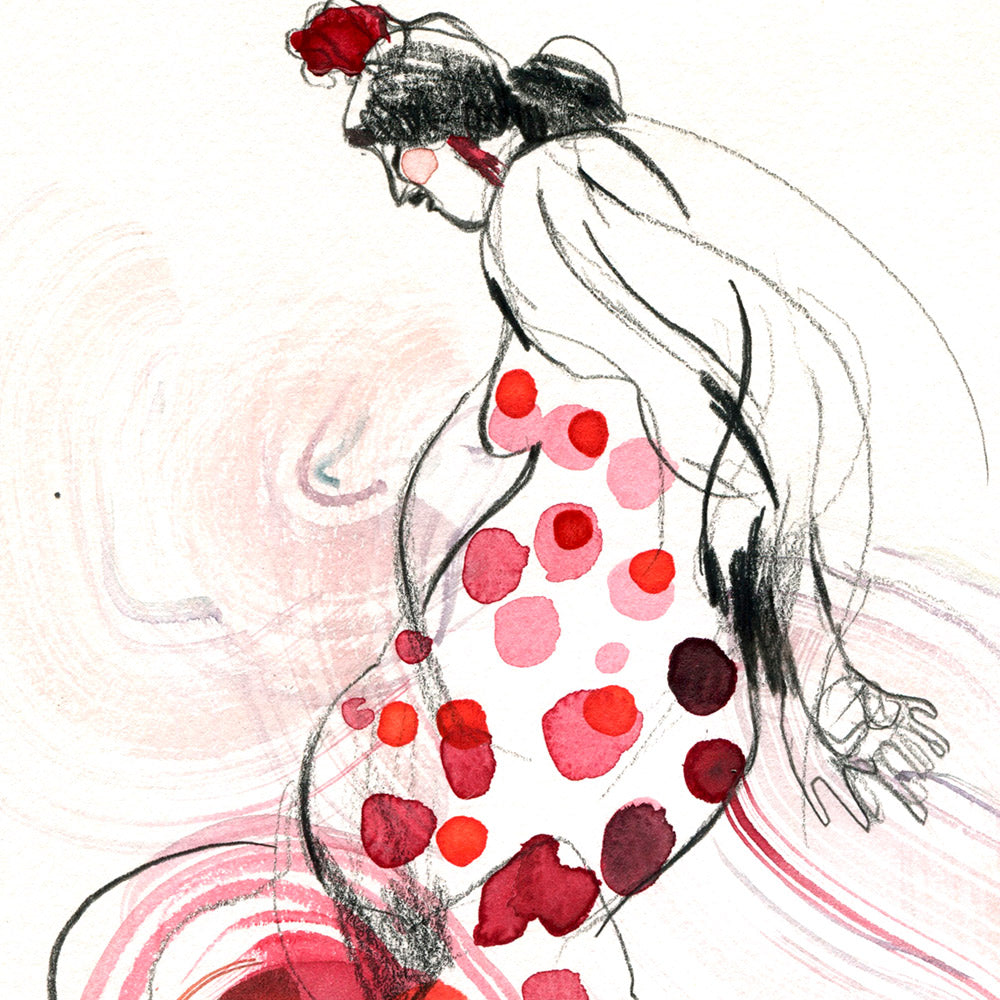 Flamenca con Duende Giclée Print