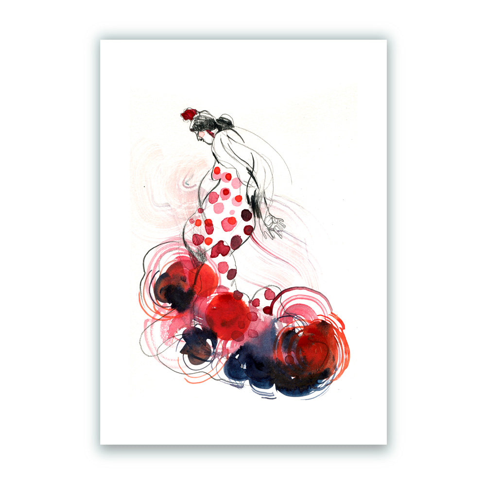 Manton Ricamato Da Flamenco Panna - 8