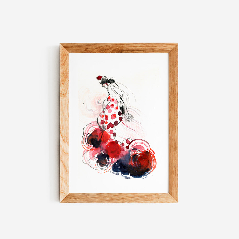 Flamenca con Duende Giclée Print