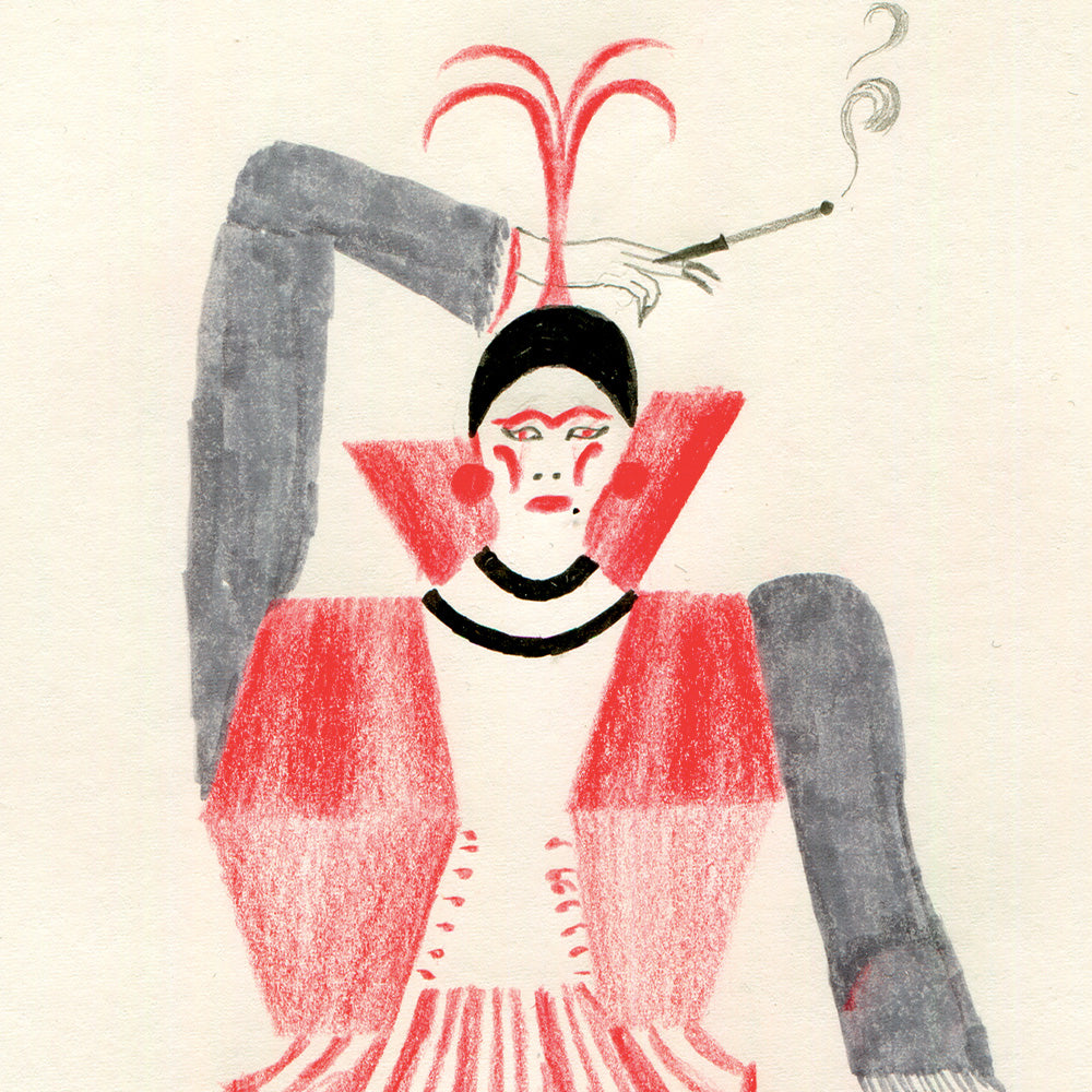 Flapper Impresión Giclée