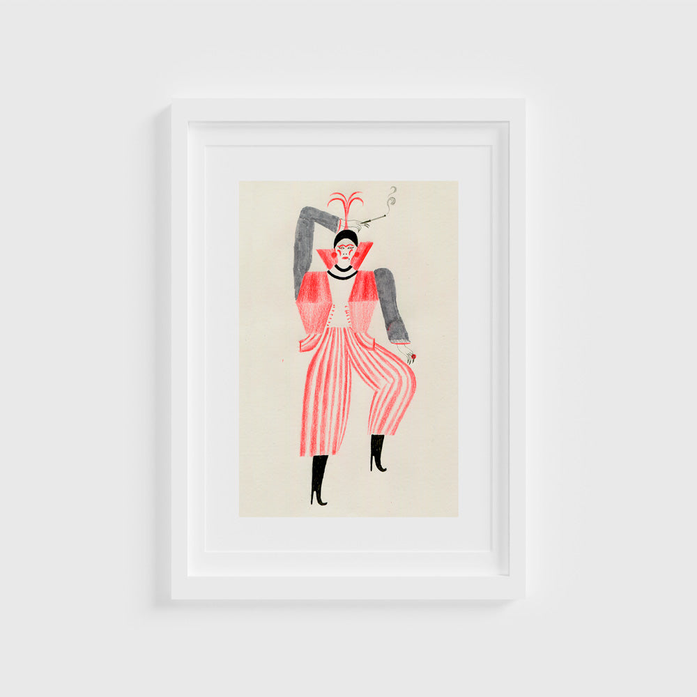 Flapper Impresión Giclée