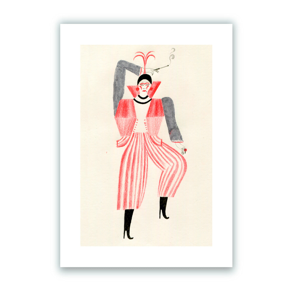 Flapper Impresión Giclée
