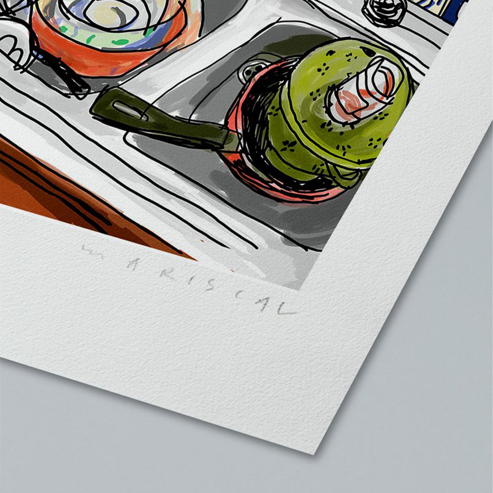 Fregadero Impresión Fine Art