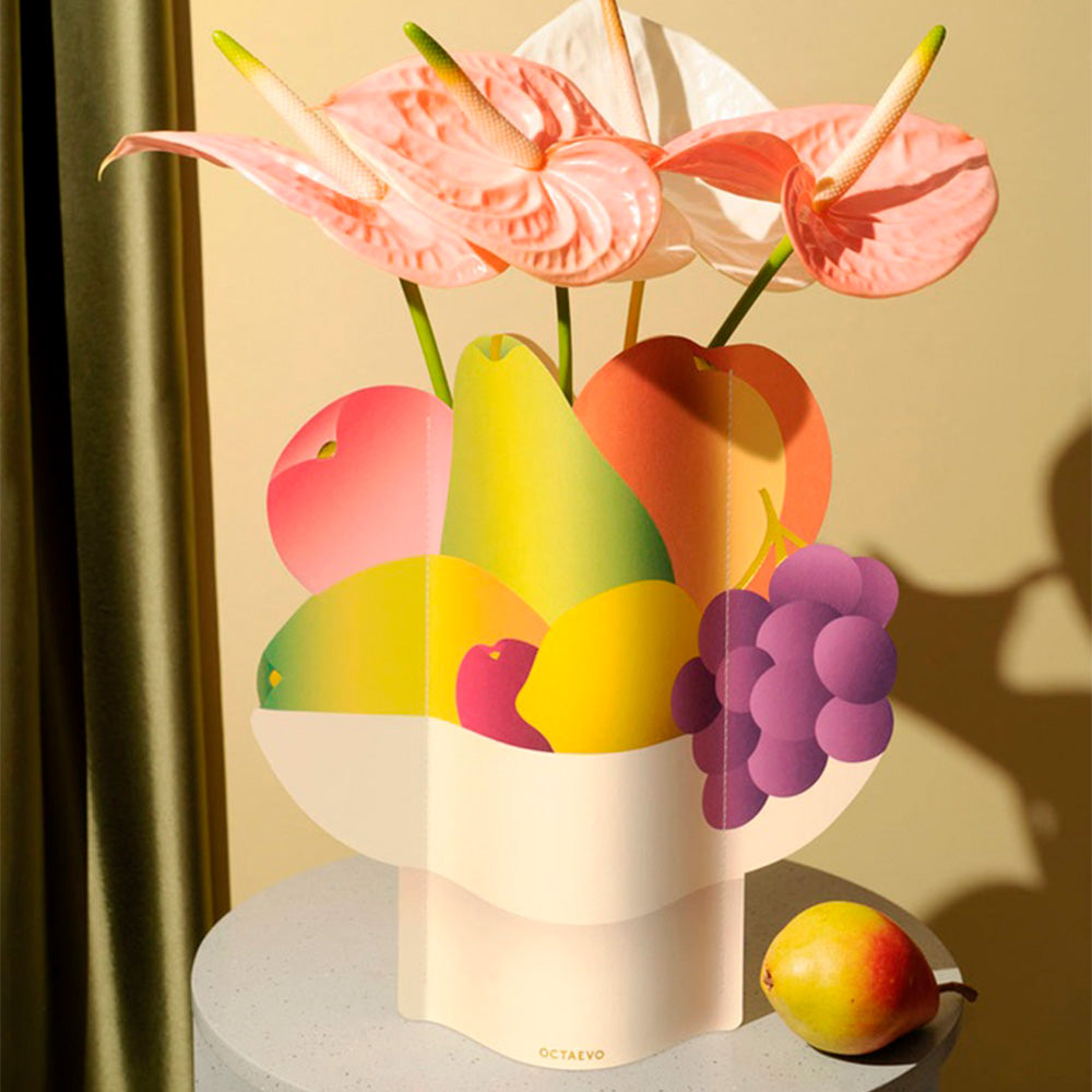 Florero de Papel Fruit Bowl