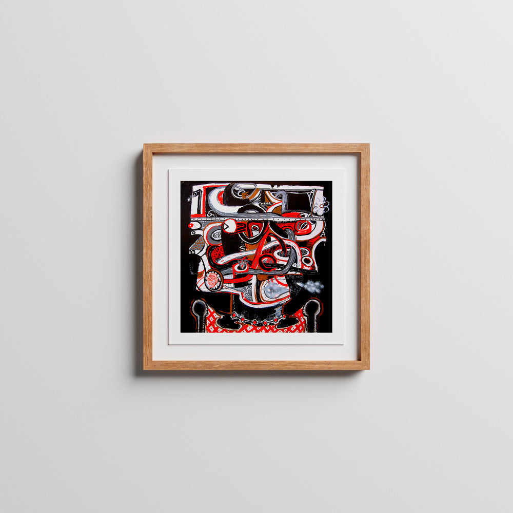Fumadora en Apuros Impresión Giclée