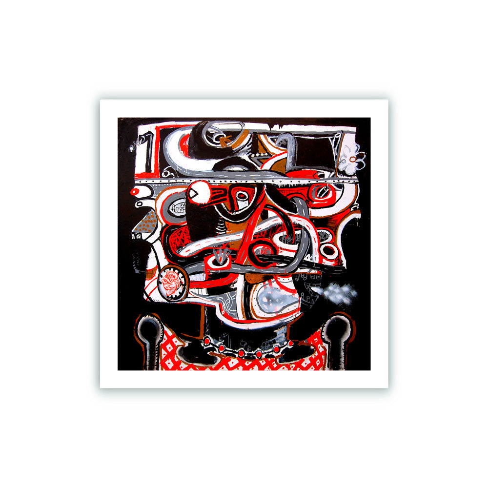 Fumadora en Apuros Impresión Giclée