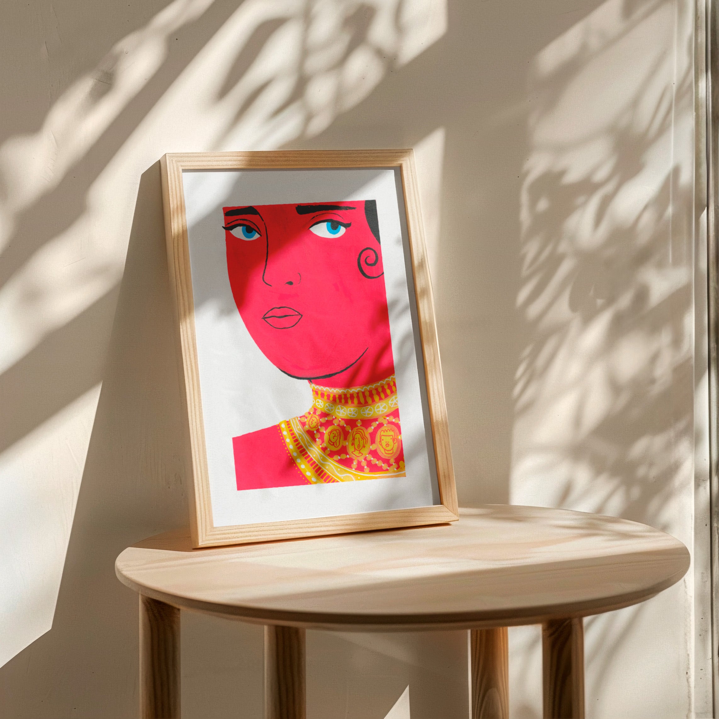 La Famille Autour du Cou Impresión Giclée