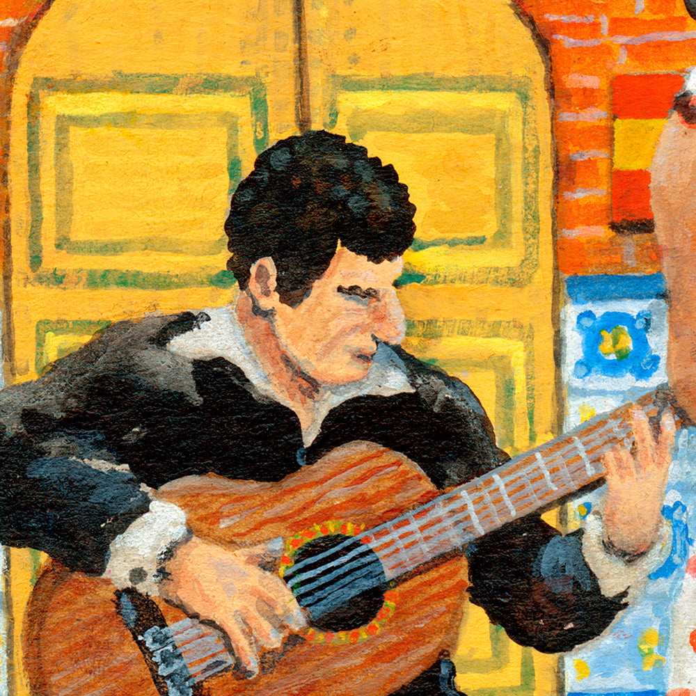 Flamenco Toque y Baile Giclée Print