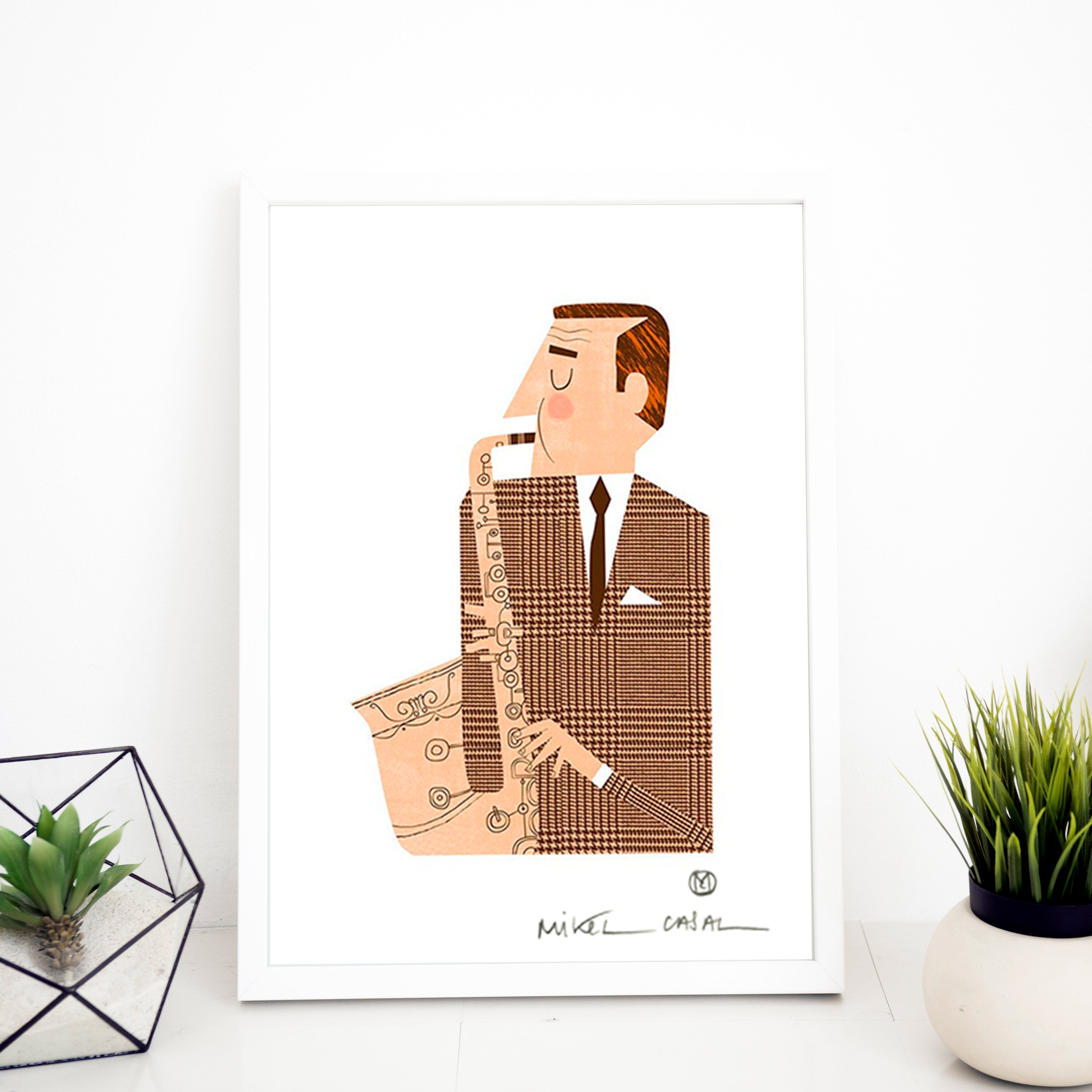 Stan Getz Impresión Giclée