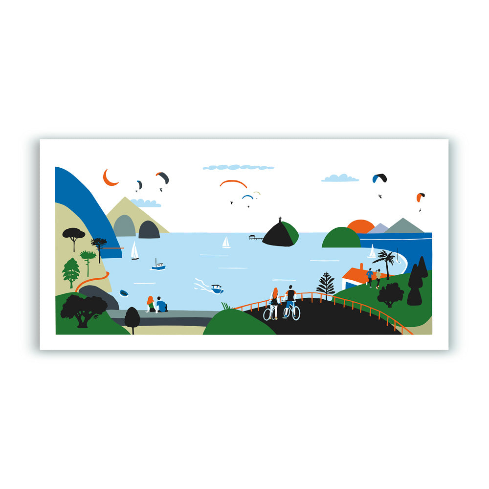 Panorámica La Gran Bahía Impression Giclée