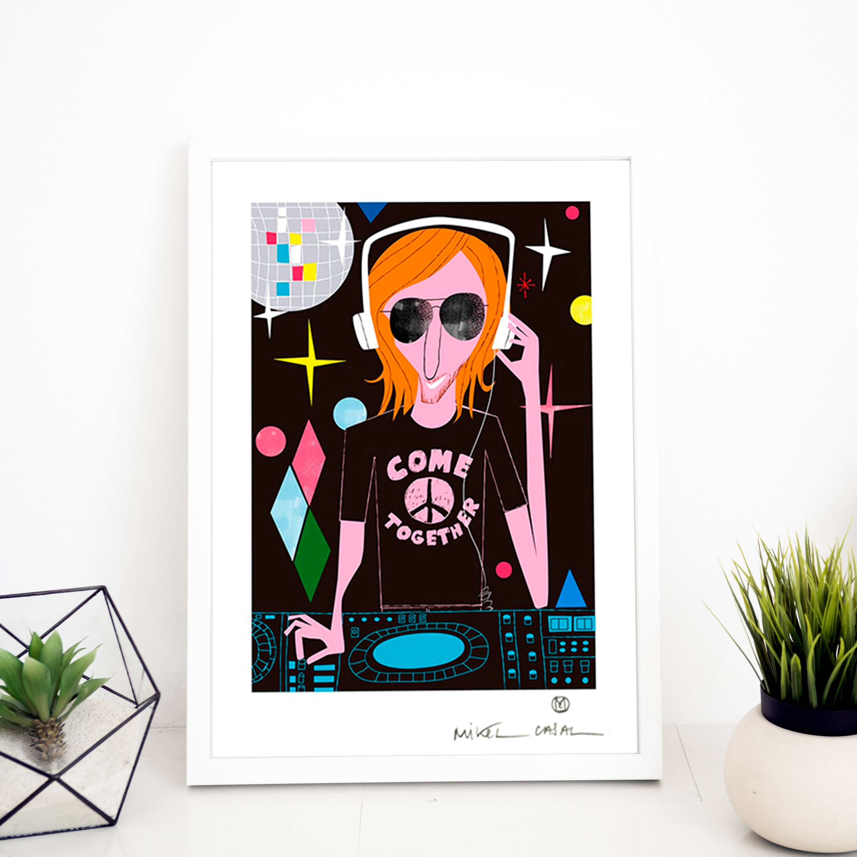 David Guetta Impresión Giclée