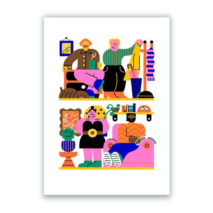 Happy Interiors Giclée Print