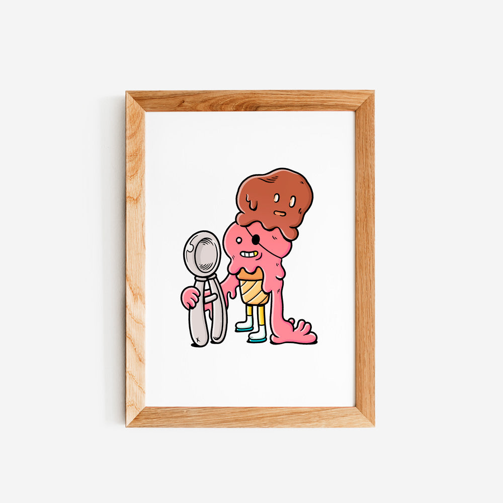 Ice Cream Giclée Print