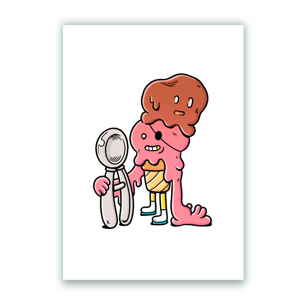Ice Cream Giclée Print