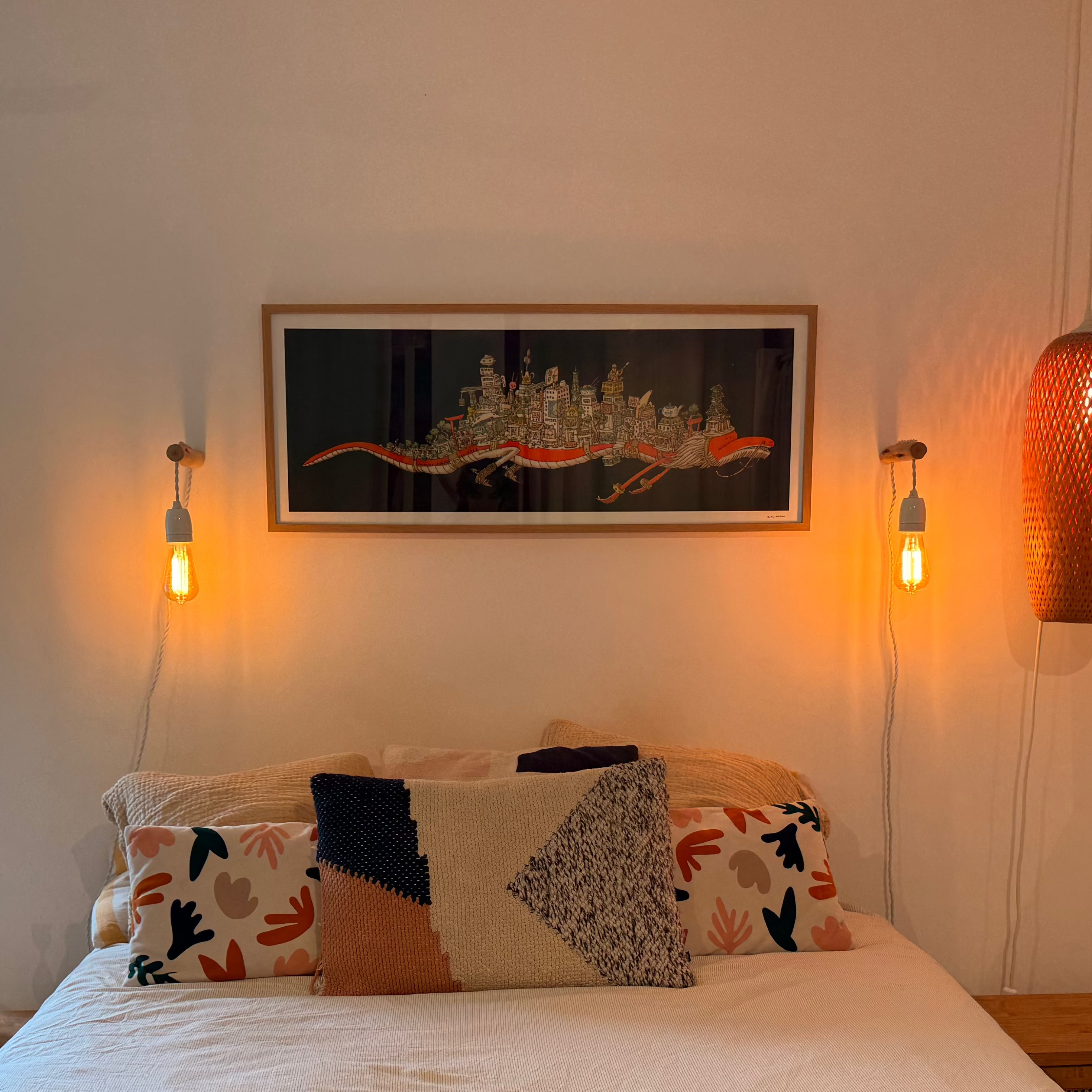 Dragon Giclée Print Framed