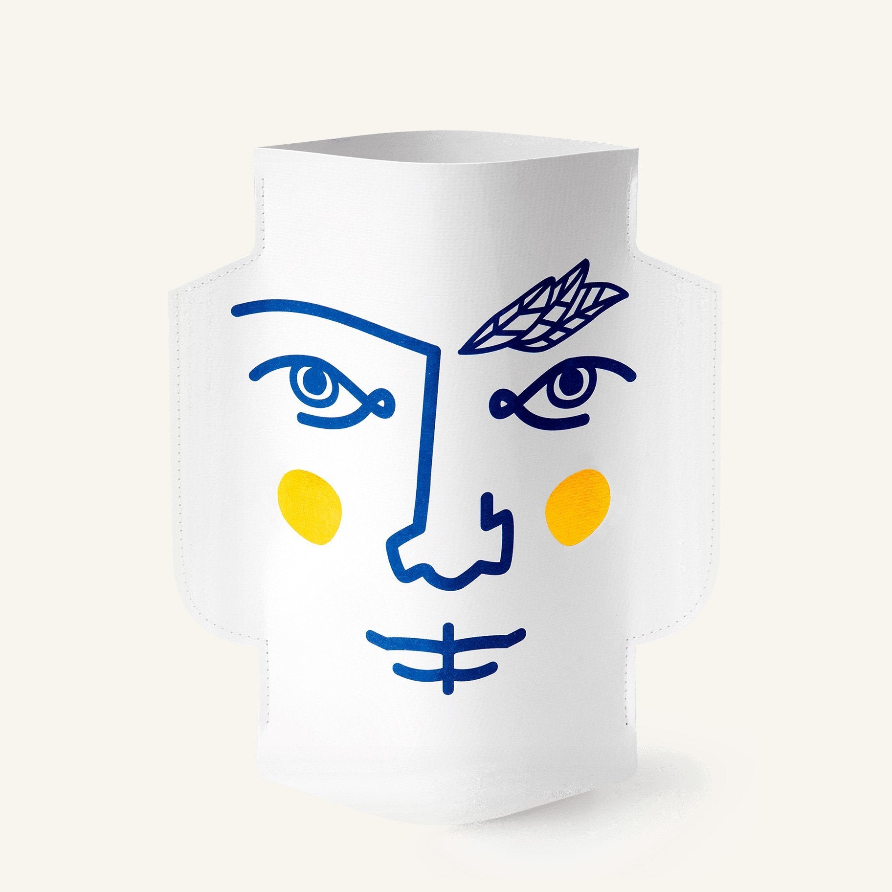 Vase en papier Janus