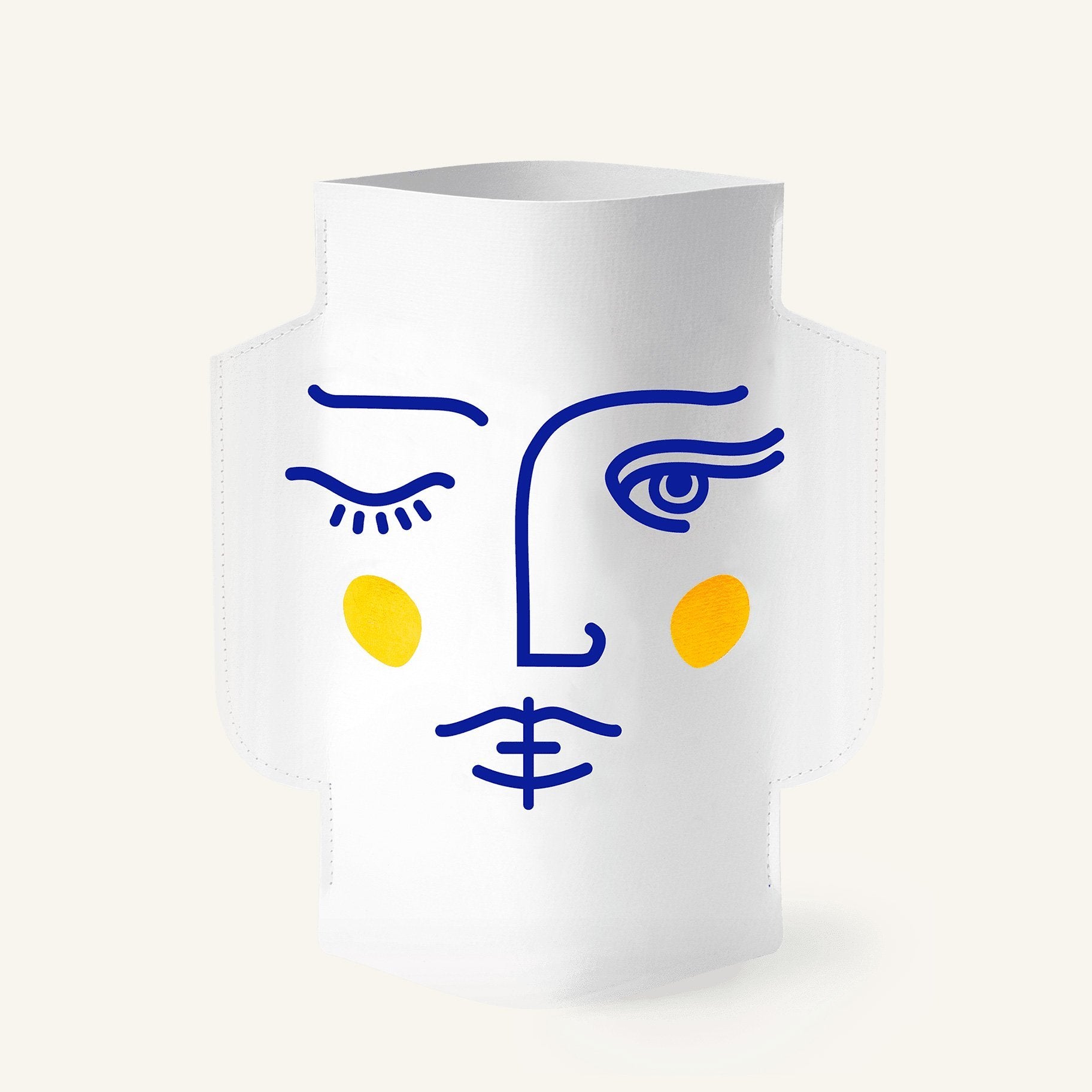 Vase en papier Janus