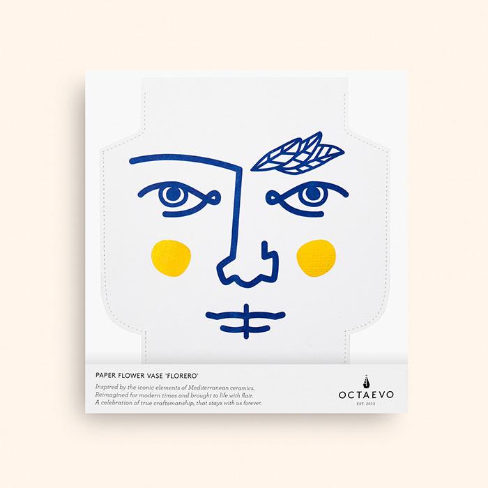 Vase en papier Janus