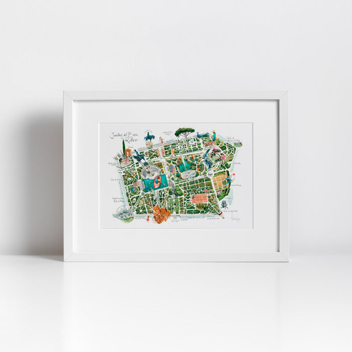 Jardines del Buen Retiro Giclée Print