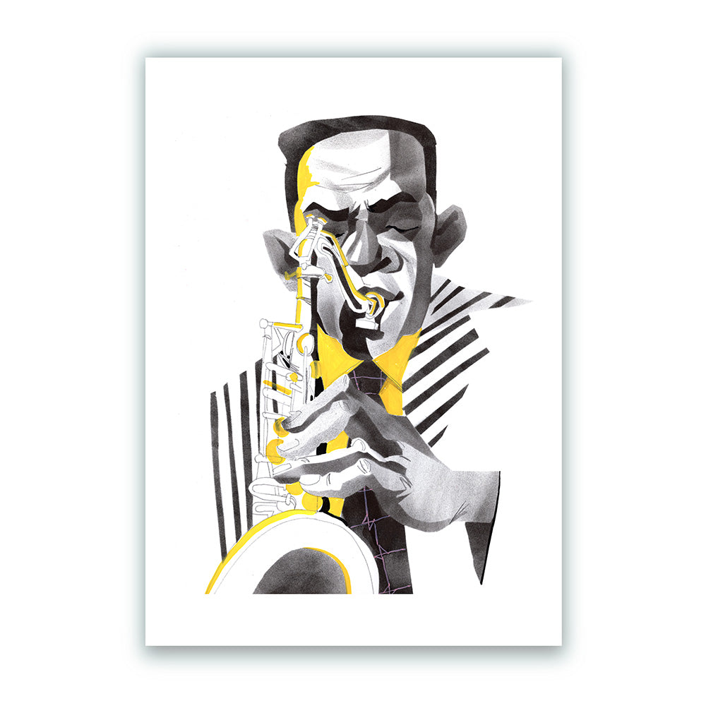 Jazz Man Impresión Giclée